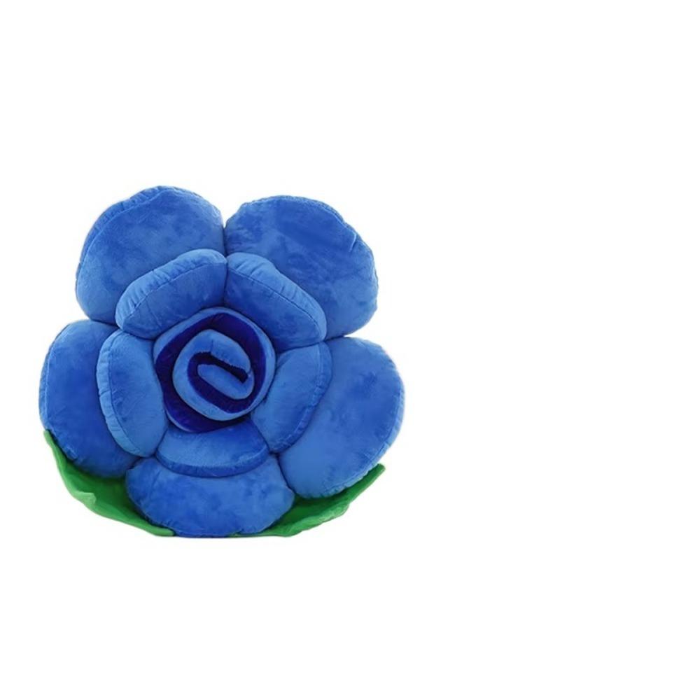 Simulated Rose Shaped Pillow Large Car Interior Cushion New Sofa  Flower Cushion  Home Decor