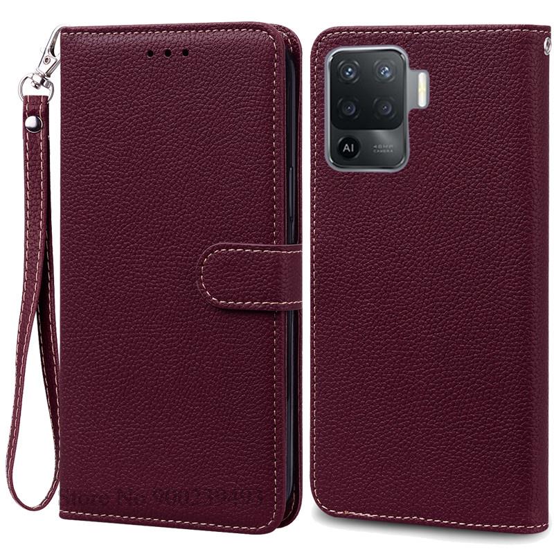 Pouzdro Reno5 Lite Pro OPPO Reno 5 Lite Pouzdro Peněženka Flipový Kryt Pro Reno5 F/Reno5 Z Pouzdro na Telefon Pro Reno 5F 5Z 5lite Kryt Fundas