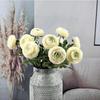 Künstliche Blumen mit Echt-Touch Ranunculus Blumen Seiden-Ranunculus Blumen 10er Pack