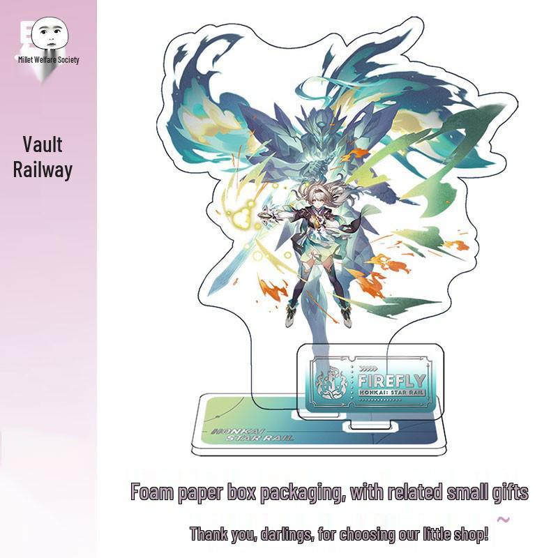 miHoYo Star Rail Firefly Dan Heng Luna Figurine Set: Acheron, Aventurine, Kafka, Silver Wolf, Jingliu, Xueyi Standees