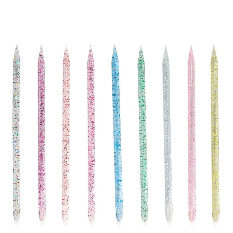 50 Pcs  Nails Accessories and Tools Crystal Cleaning Cuticle Rod Dead Skin Pushing Pedicure Nail Removal Manicure Consumables