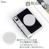 Yullmu Instax Mini Evo Lens Cap, Instax Mini Evo Compatible Metal Lens Cap, Aluminum Alloy, Lens Protection, Dustproof