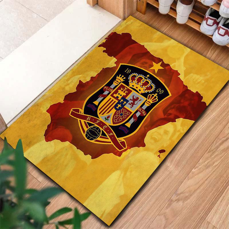 Spain National Football Team Carpet Rug for Living Room Bedroom Home Sofa Decoration,Kids play Non-slip Floor Mat