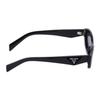 Prada Side Letter Oval Sunglasses Women sunglasses Black SPR26ZE16KFE08ZC055