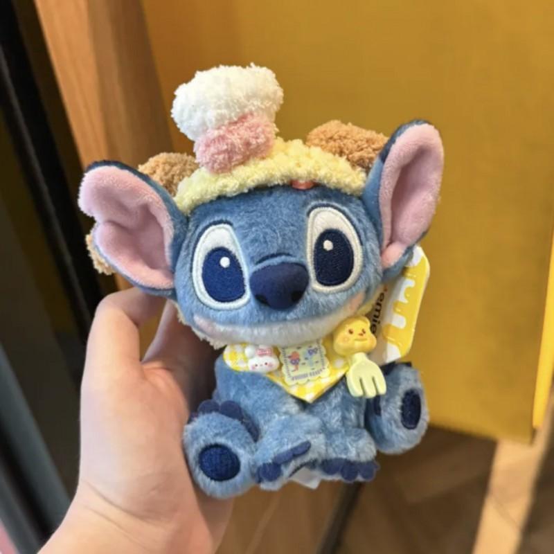 Stitch Plush Keychain Cartoon Character Pendant Cute Chef Doll Bag Charm Gift Kids