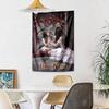 Gothic Illustrations Custom Your Name Wall Decor Tapestry Art For Pet Memorial Birthdaywedding Party Backdrop Family Gift
