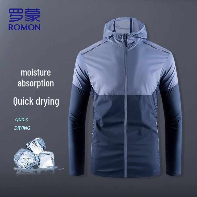 ROMON Men's Summer Ice-Feel Quick-Dry Sun Protection Jacket