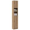 Bathroom Cabinet Artisan Oak 32 X 25.5 X 190 Cm Particleboard