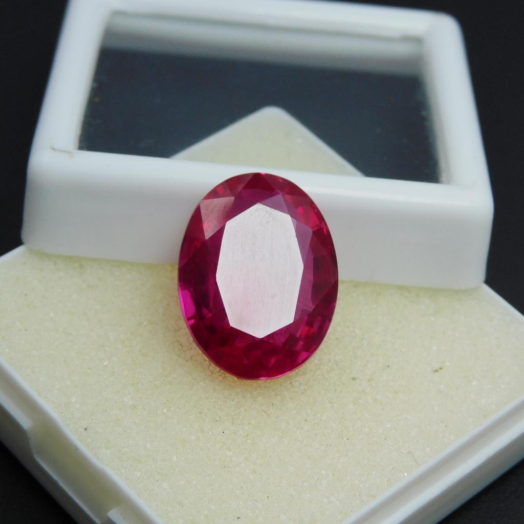 Natural Pink Sapphire Oval Cut 17.55 Ct CERTIFIED Loose Gemstone For Rings M-575-Ra