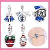 Copper Christmas Halloween Bell Magic Girl Charms Beads Fit Original Bracelet Necklace Fine Jewelry Women Diy Gifts