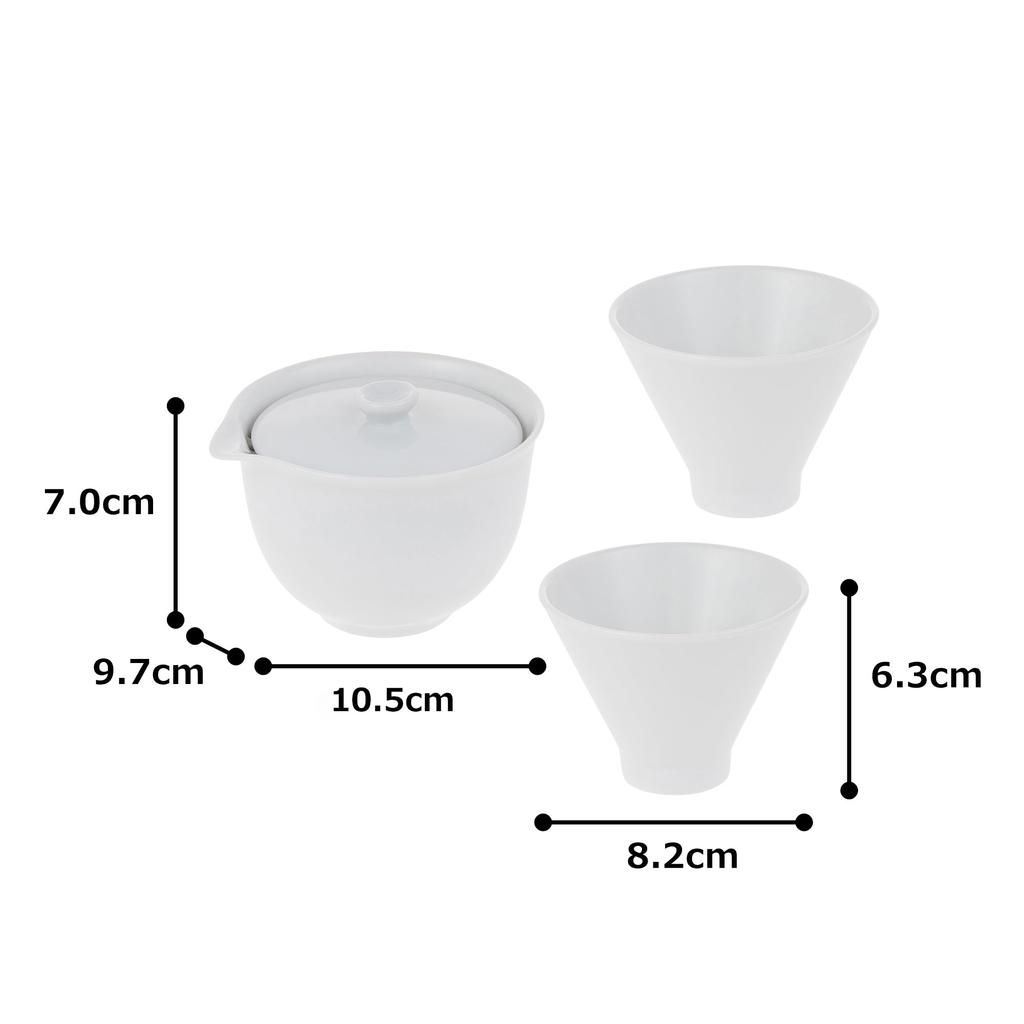 Tatara Houhin Shibori White Dishwasher Made In 230466 Teapot, Teapot, Teapot, Porcelain, Washable, Safe, Japan,