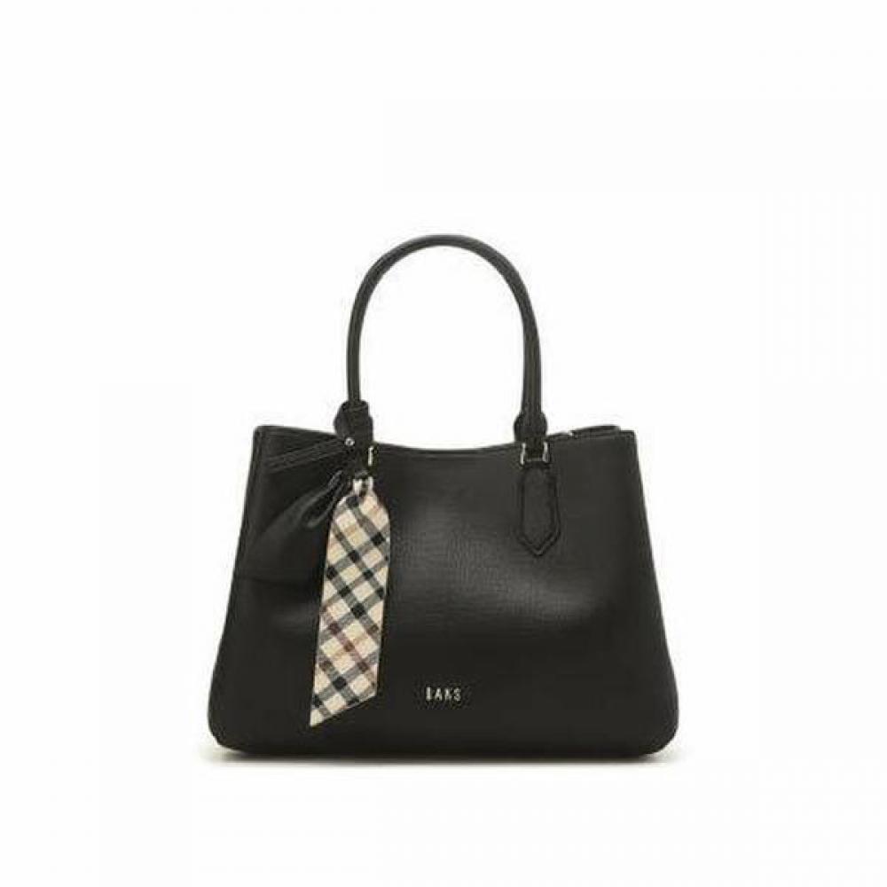 Daks Black Check Leather Tote Bag Dcba2e122bk