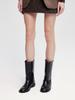 Komorebi Museum Km009L Wide Classic Mid-Calf Boots Genuine Leather Ver. Brown