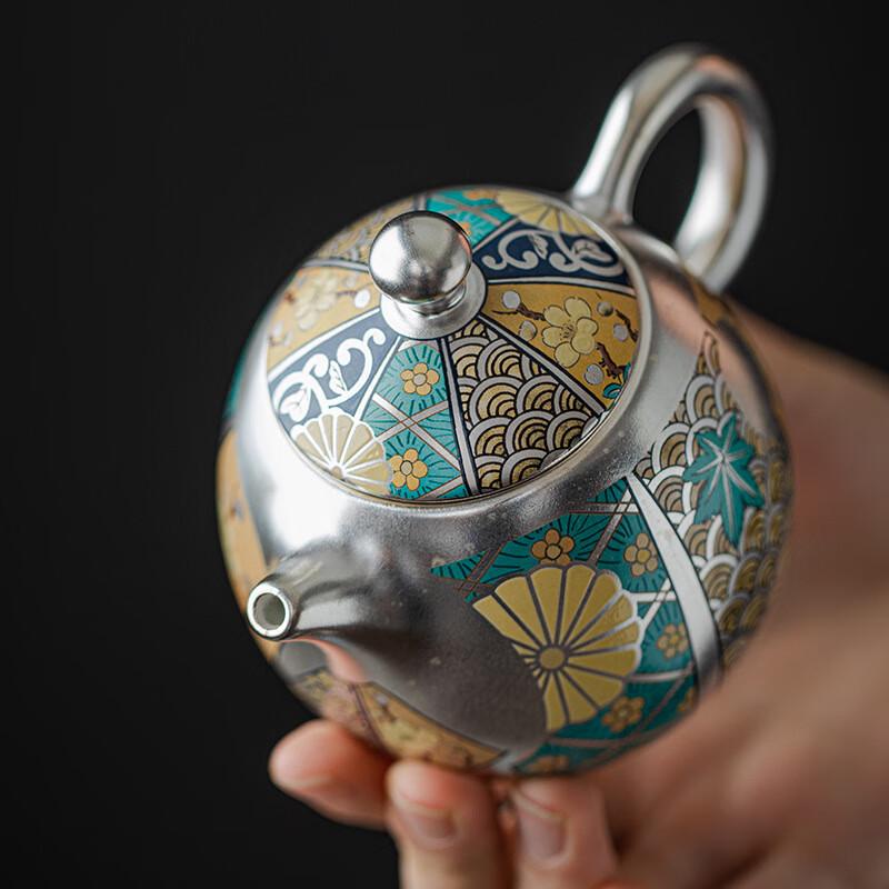 200ml Silver Dragon Egg Kung Fu Tea Maker Gift Set