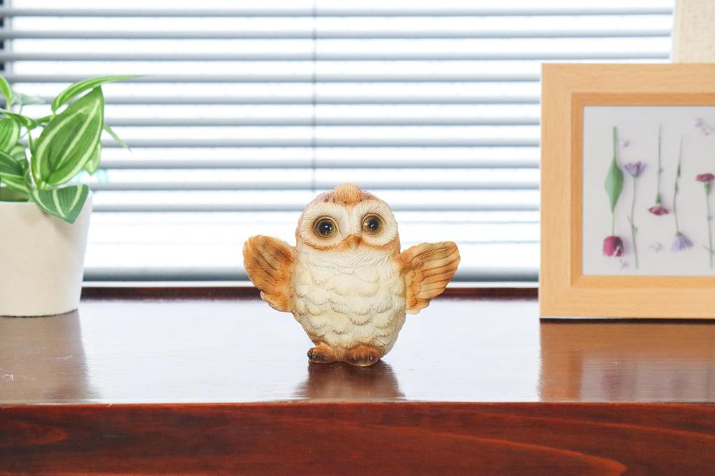 Castle Enterprise S Malá hnědá sova se sadou boha učení v pro komerční peří, 8,5 cm dlouhá, 10. "Žádné těžkosti" - Evropa. Použití.
