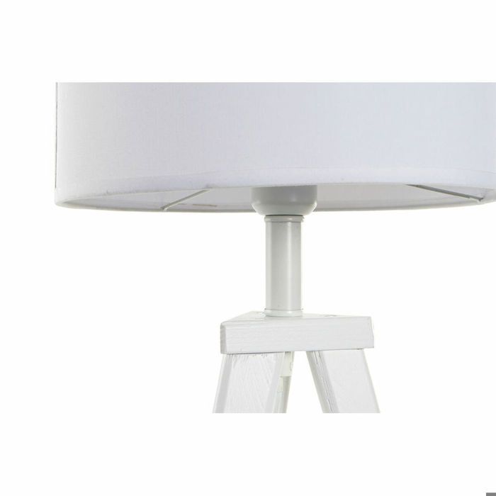 Lampe De Bureau - DKD HOME DECOR - 8424001807918 - Bois - Blanc - Contemporain