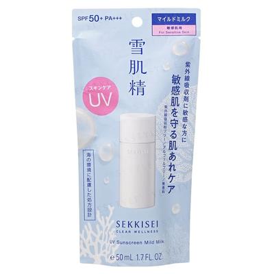 Sekkisei Clear Wellness Солнцезащитное молочко Mild SPF 50+ PA+++