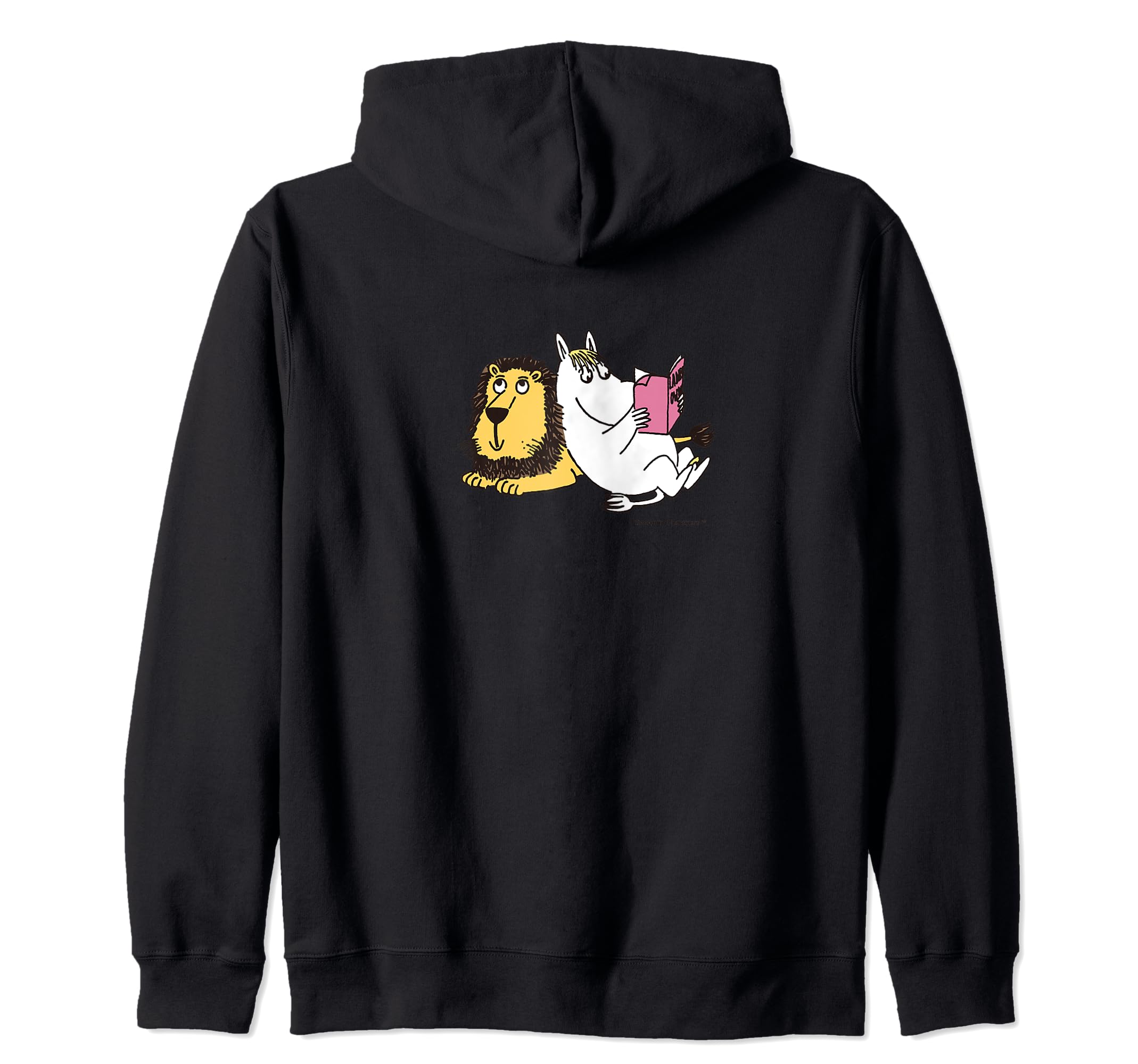 

Moomin Snorkmaiden Reading with the Lion Zip Hoodie