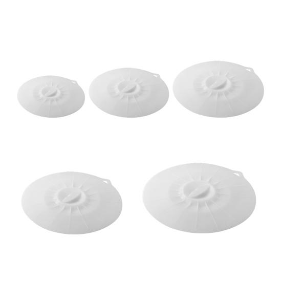 

Yousheng 5 шт. Набор силиконовых крышек для мисок, кастрюль, для микроволновой печи, крышки для продуктов, разных размеров, герметичные крышки для контейнеров с отверстиями для подвешивания