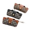 Printing Glasses Storage Bag Korean Style Sunglasses Organize Houndstooth Glasses Bag  Male