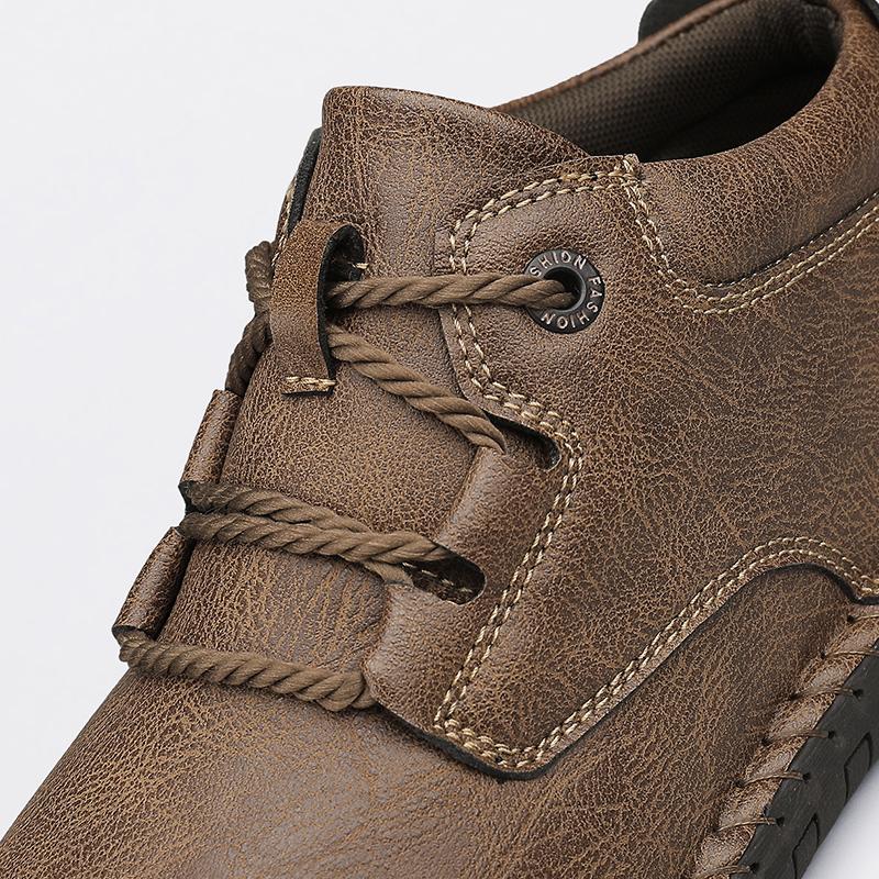 Herren High-Top-Freizeitschuhe aus Leder