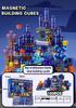 Pink Castle Magnetic Building Blocks: Educational Construction Set for Kids
