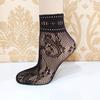 Calzini da donna in rete nera a pois con pizzo - Estivi, Sottili, Corti e Casual