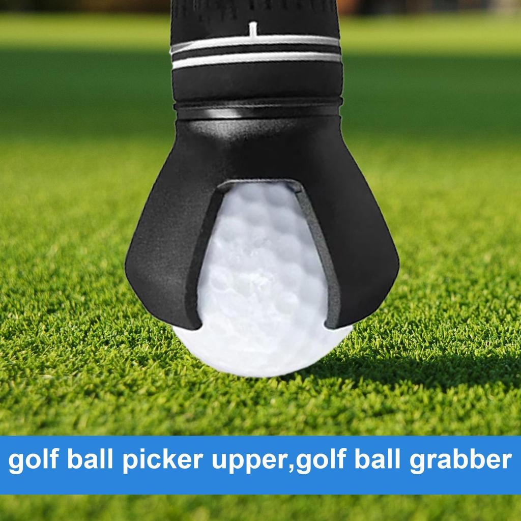 Mini Pick Up Golf Ball Picker Upper Claw Put On Putter Grip Sport Training Accessories Retriever Claw Sucker Tool For Golf Sport