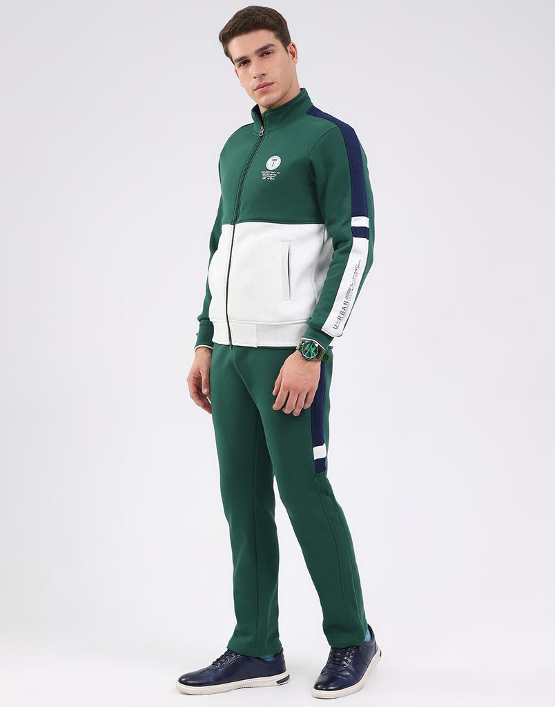 Monte Carlo Men's Mock Neck Full Sleeve Tracksuit