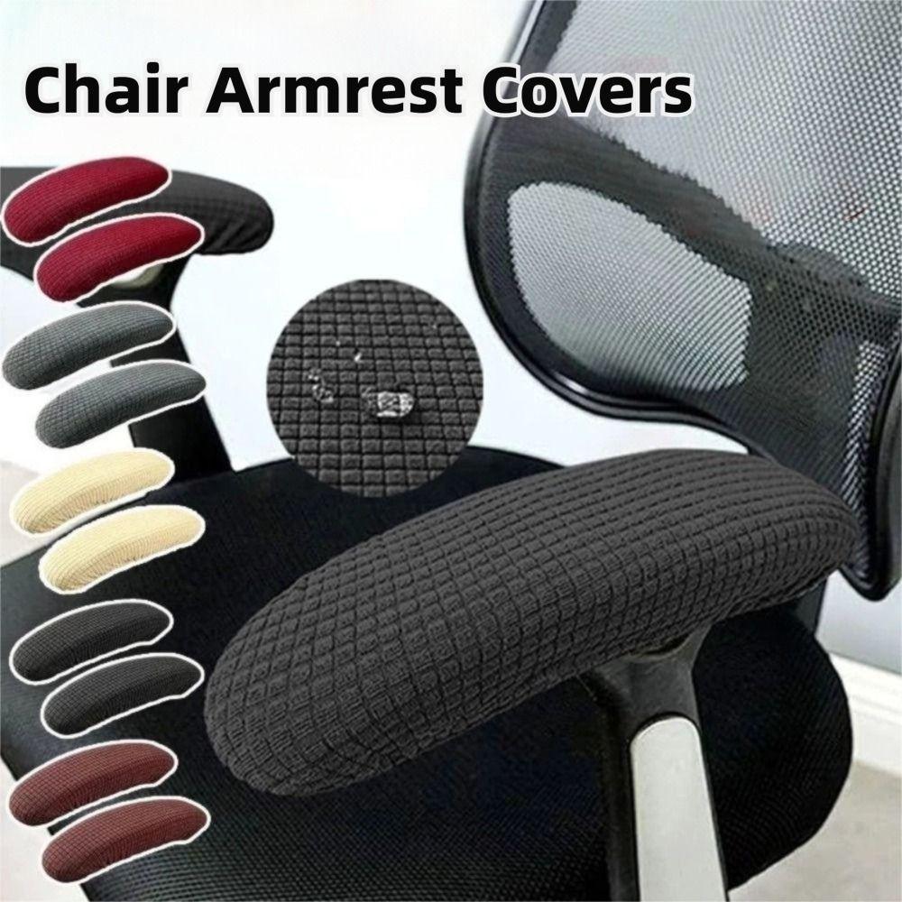 New Removable Chair Armrest Cover Elastic Waterproof Fabric Chair Armrest Sleeve Washable Chair Arm Covers