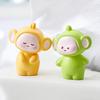 4 Pcs Mini Resin Doll Figurine Cartoon Doll Miniature Figures Tiny