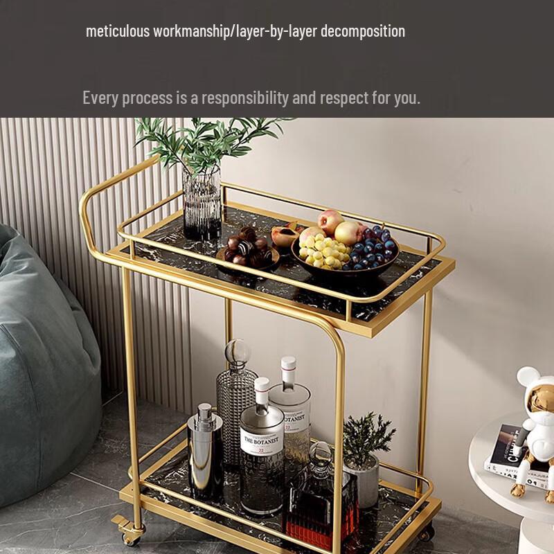 2-Tier Mobile Serving Cart
