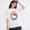 2026 Hello Kitty Cartoon Printed Short Sleeve Summer Comfortable Summer Loose Tshirt for Women