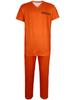 Orange Prisoner Costume Set for Halloween Cosplay and Role-Playing