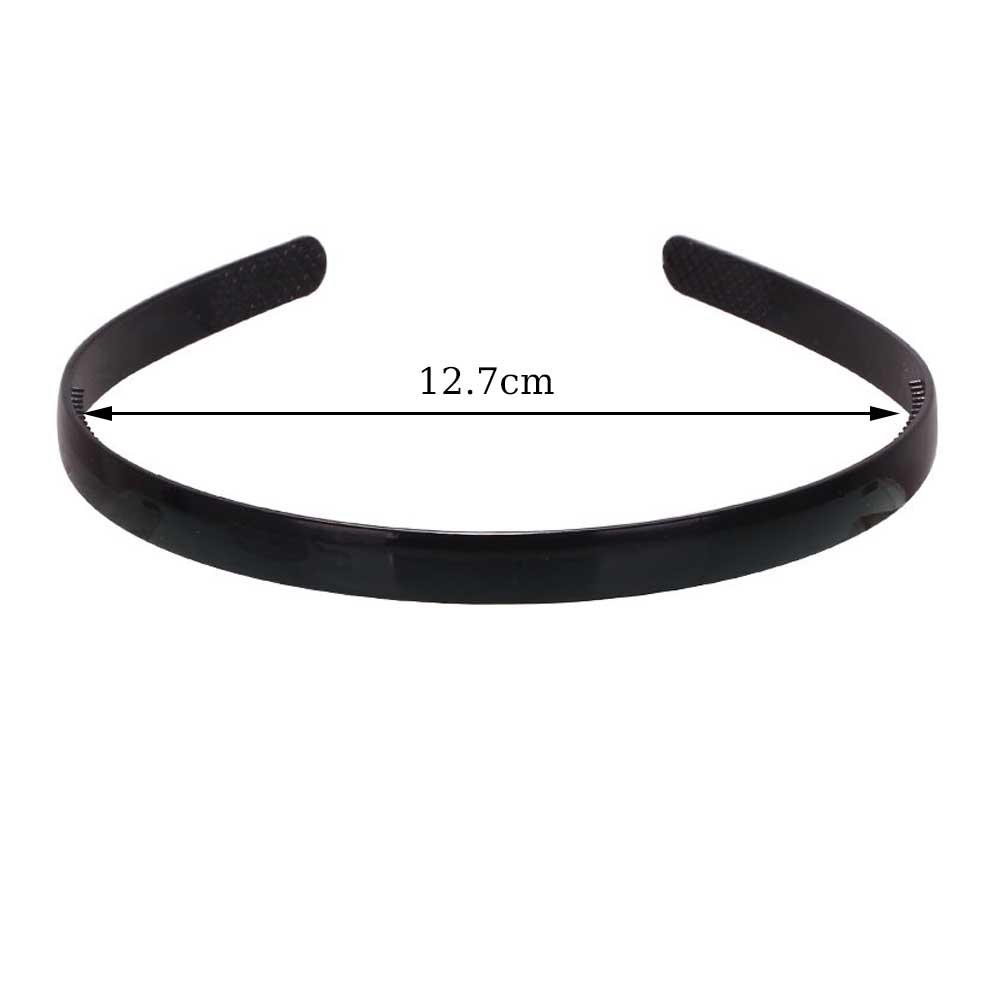Elegant Black Hairbands For Women Trendy Toothed Non-slip Hair Hoop Hair Accessories Girl Face Wash Sports Headbands Headwear