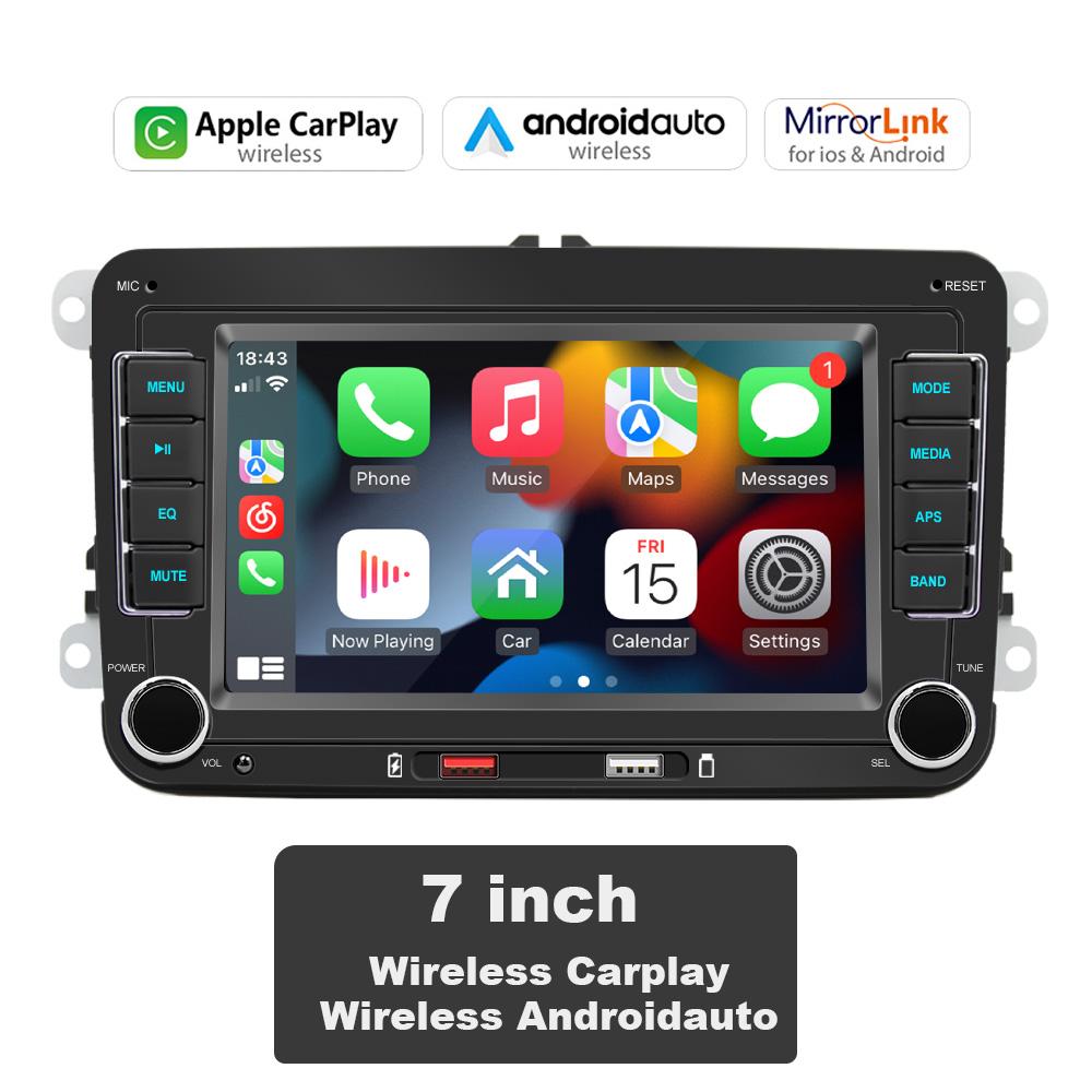 Android 14 Bilradio Trådløs Carplay For Volkswagen Passat Skoda Octavia golf 5 6 touran Bil Multimediaspiller GPS WiFi
