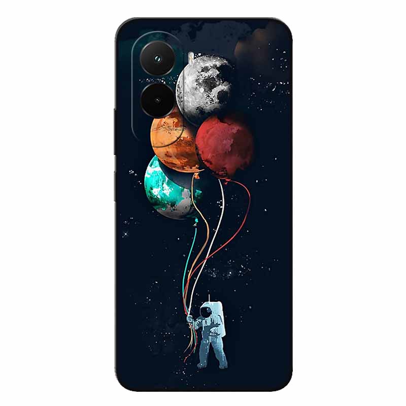 Soft Case For Xiaomi Poco M7 4G Cartoon Back Cover For PocoM7 M7 Silicone Bumper Protective Shockproof Capa Pocom7 4G Lion Coque