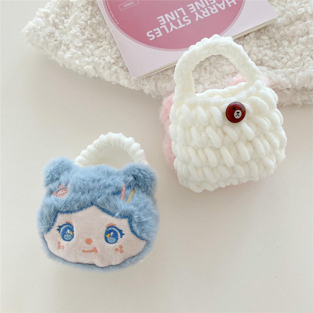 Cute Plush for Apple AirPods Second Generation Bluetooth Headset Case Apple Pro1 Generation Earphone Case Female
