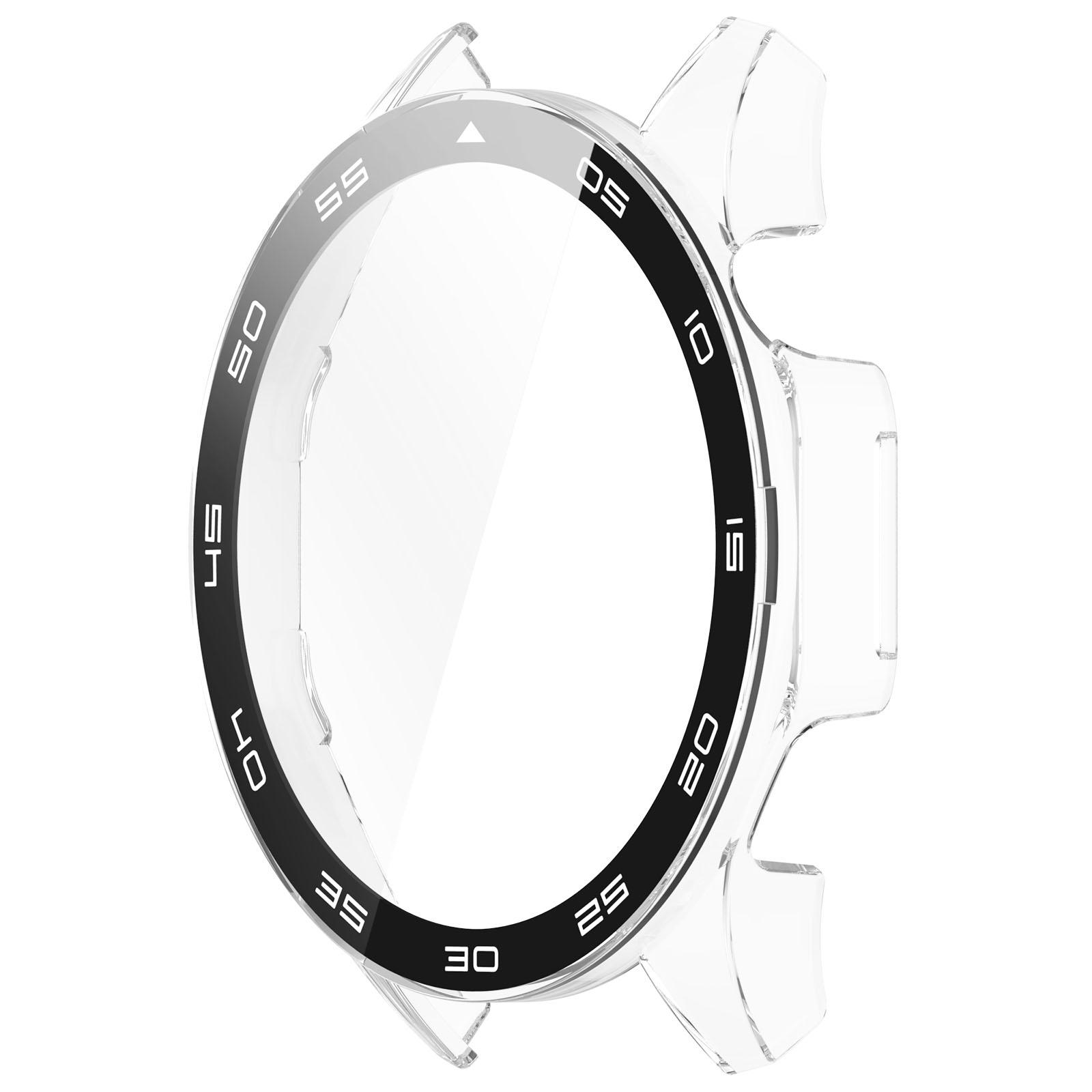 

Полный защитный стеклянный чехол для смарт-часов Huawei Watch GT 4 46 мм, чехлы-накладки для защиты экрана + пленка из закаленного стекла 2 в 1 Huawei GT 4 46mm прозрачный