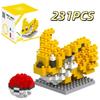 61 Style Funny Building Blocks Assembly Anime Picachu Charizard Doll Blastoise Bulbasaur Gengar Bricks Toy for Kid