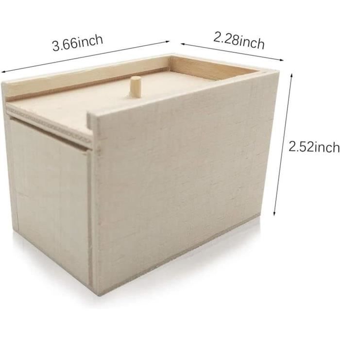 2pcs,Boite Surprise Araignee Spider Box, Fausse Araignée Prank, Boîte De Blagues en Caoutchouc D'araignée, Boîte Araignée en Bois