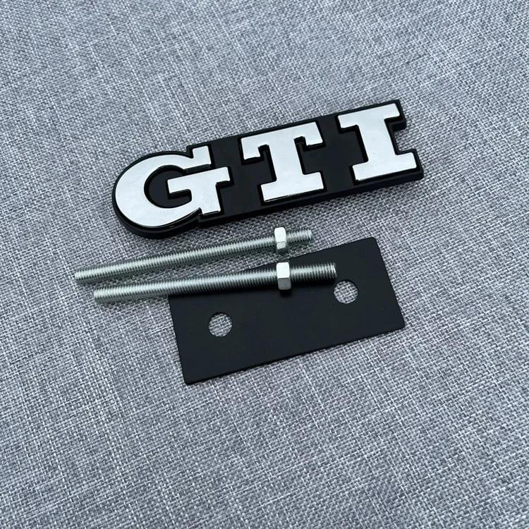 CDO1 For VOLKSWAGEN VW GTI 3D Metal Car Trunk Logo Sticker Grill Emblems Badge Decals For VW Golf 2 3 4 5 6 8 MK2 MK3 MK4 MK5 MK6 MK8