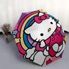 1pc Hello Kitty Clouds Automatic Opening/Closing Umbrella - Portable Folding Design, 8-Bone Iron Frame Outdoor Umbrella, Ideal Gift for Fans, Traveler