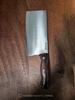 7 Inch Slicing Knife SKD11 Steel Core 3-layers Clad Steel Blade Sharp Cutting Vegetables Cleaver Meat Kitchen Knives Wood Handle
