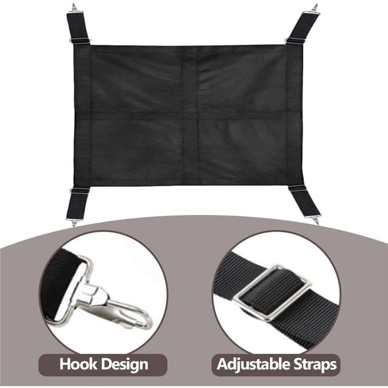 ABJI-Adjustable Length Straps Included Horse Stall Guard Protective Fencing For Barn, For Tack Rooms, Horse Trailers- 27" 1 Pcs