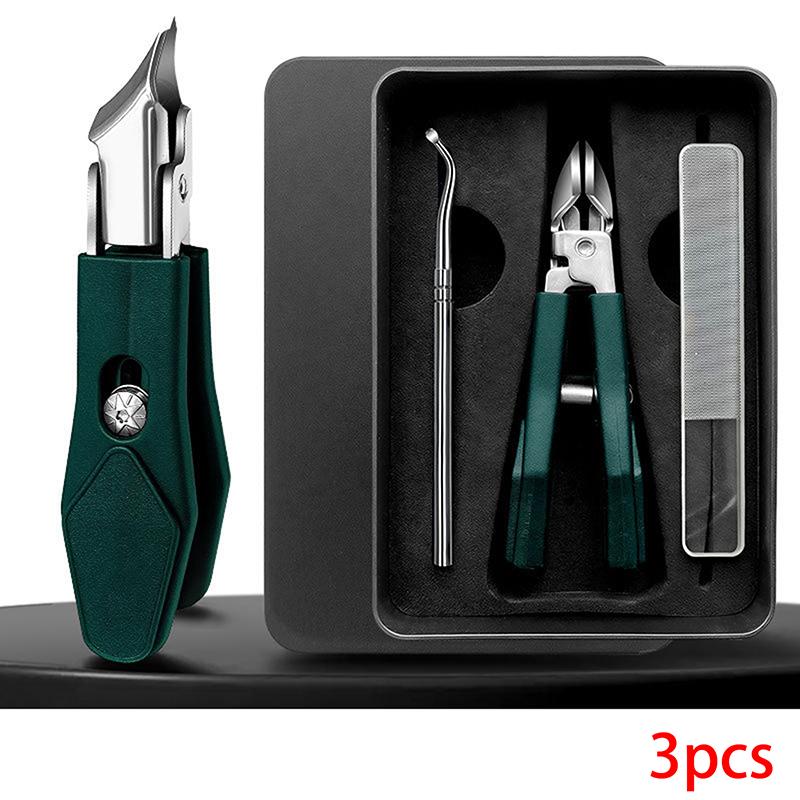 Anti-Spritz Nagelknipser Edelstahl Eingewachsener Zehennagel Nagelhautschneider Diagonalkneifer Haushalt Nageltrimmer Maniküre Werkzeuge