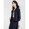 Xinfeiyu Women's Short Retro Denim Jacket
