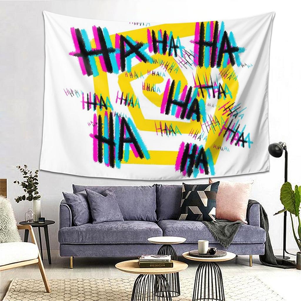 Michaels Laugh The Magnus Archives Tapestry Decoration Art Aesthetic Tapestries for Living Room Bedroom Wall Cloth Wall Hanging