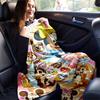 1pc, Minnie and Friends (5) Home Decor Blanket: A Cozy Flannel Throw for Bedroom, Living Room, Travel, Camping, Car, Beach, Office Naps, Perfect Gift