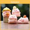 Adorable Fortune Pig Pvc Action Figures For Home Decor And Play